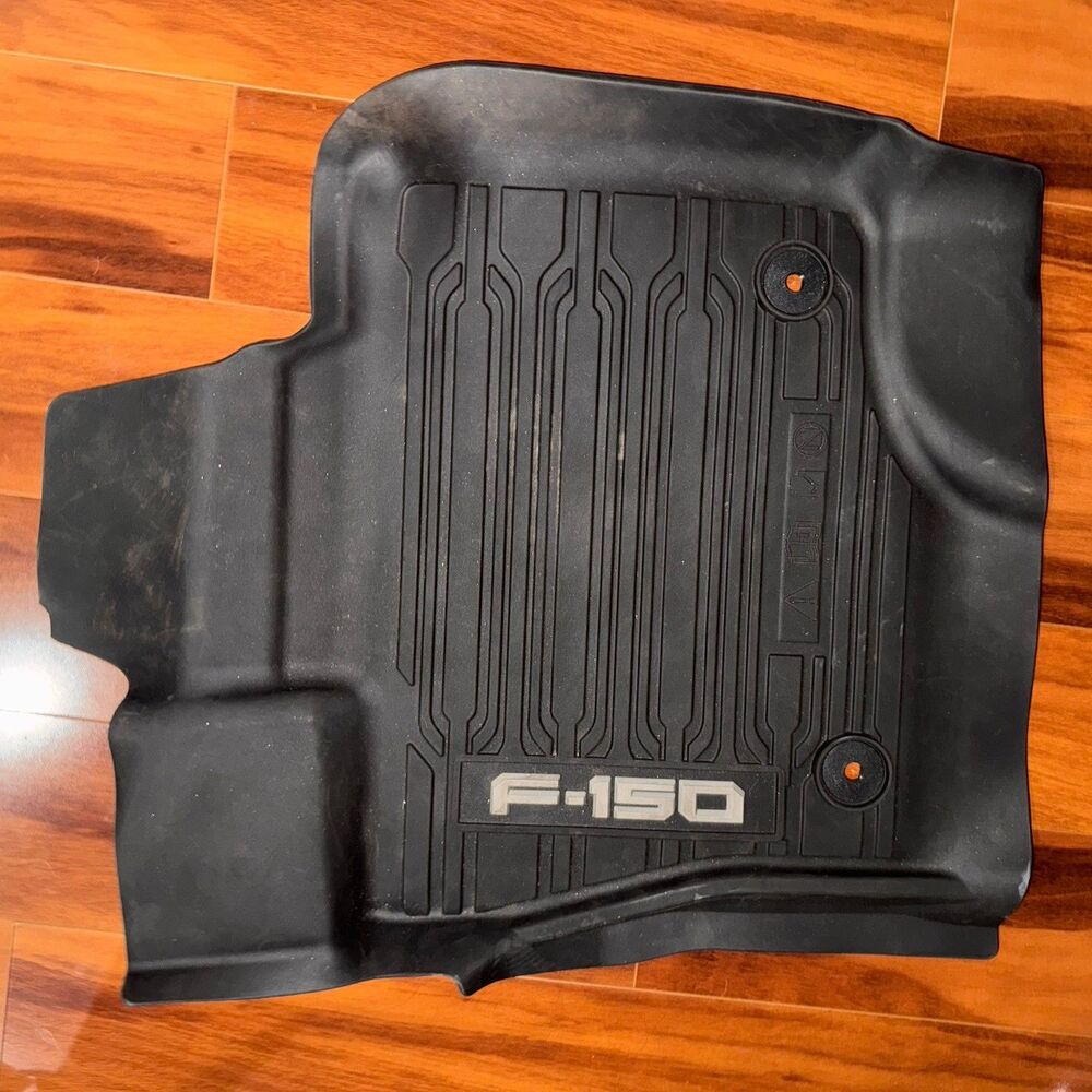 OEM Ford F-150 Front Driver Floor Mat Black All Weather ML3J1613087ACW
